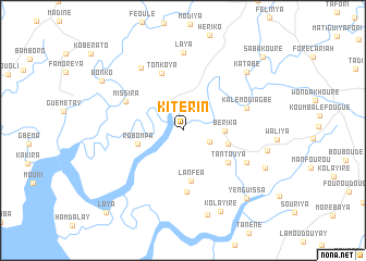 map of Kitérin