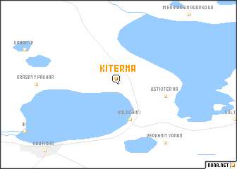 map of Kiterma