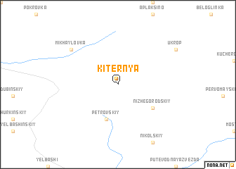map of Kiternya