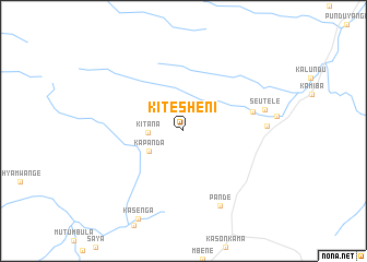 map of Kitesheni