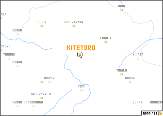 map of Kitetoro