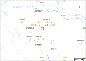 map of Kithangathini