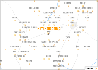 map of Kitikagando