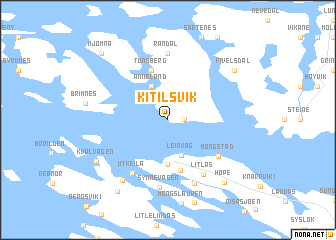 map of Kitilsvik