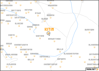 map of Kitim