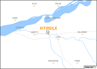 map of Kitingile