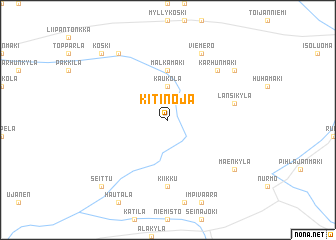 map of Kitinoja