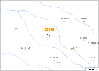 map of Kʼitʼir