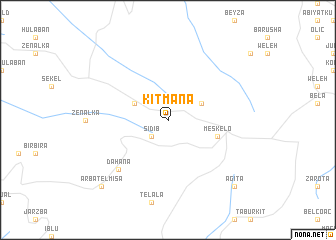 map of Kʼitʼmana