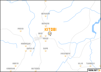 map of Kitobi