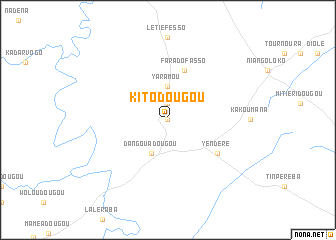 map of Kitodougou