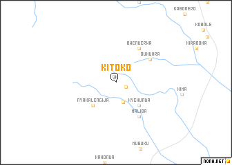 map of Kitoko