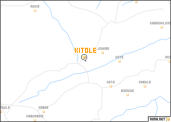 map of Kitole