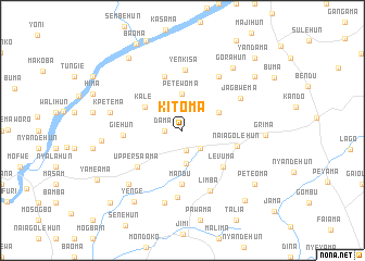 map of Kitoma