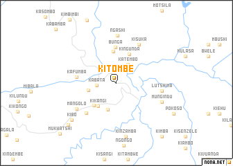 map of Kitombe