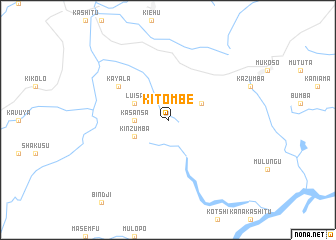 map of Kitombe