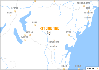 map of Kitomondo