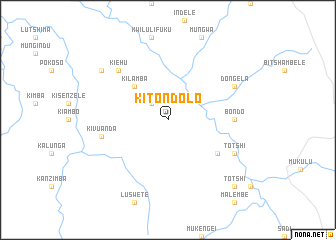 map of Kitondolo