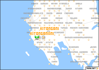 map of Kitongani