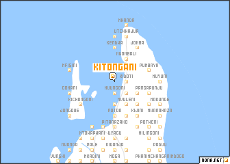 map of Kitongani