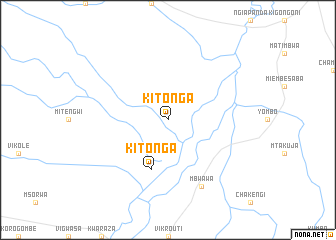 map of Kitonga