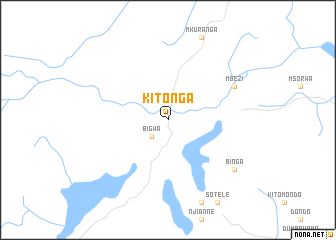 map of Kitonga