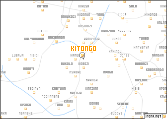 map of Kitongo