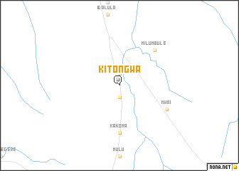 map of Kitongwa