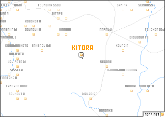 map of Kitora