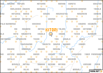 map of Kitori