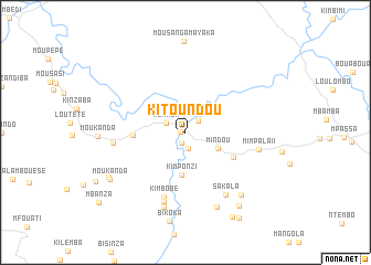 map of Kitoundou