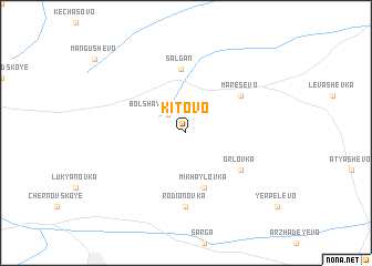 map of Kitovo