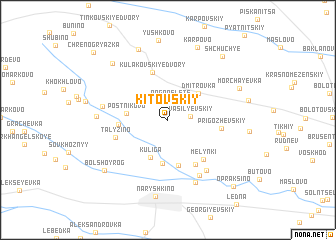 map of Kitovskiy