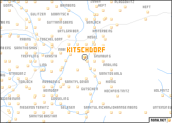 map of Kitschdorf