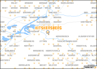 map of Kitskensberg
