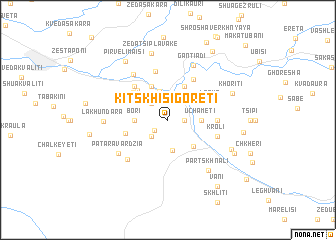 map of Kitskhis-Igoreti