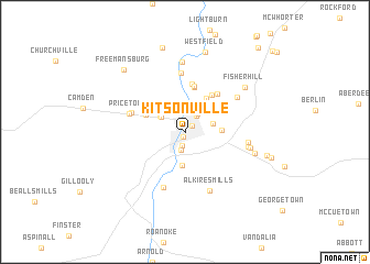 map of Kitsonville