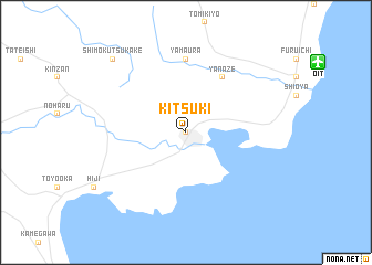 map of Kitsuki