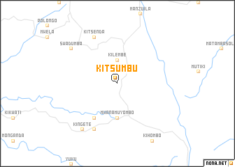 map of Kitsumbu