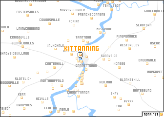 map of Kittanning