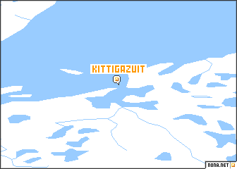 map of Kittigazuit