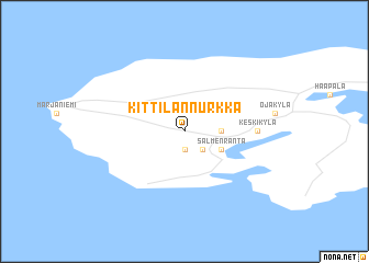 map of Kittilännurkka