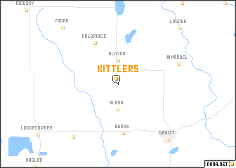 map of Kittlers