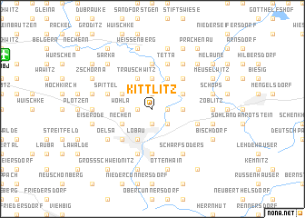 map of Kittlitz