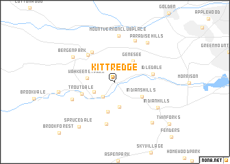 map of Kittredge
