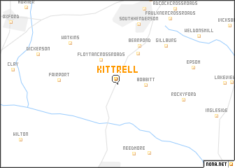 map of Kittrell