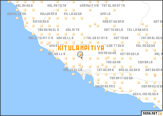 map of Kitulampitiya