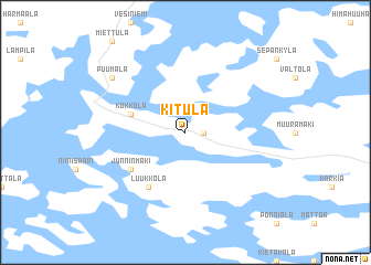 map of Kitula
