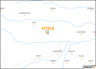 map of Kitule