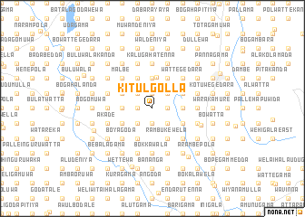 map of Kitulgolla